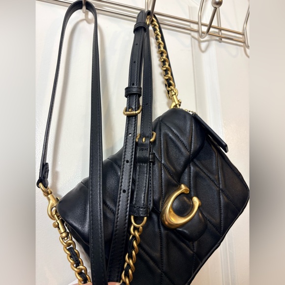 NWT Coach Times Square Tabby 17 - Quilted Black Leather - CW628 - Picture 9 of 16